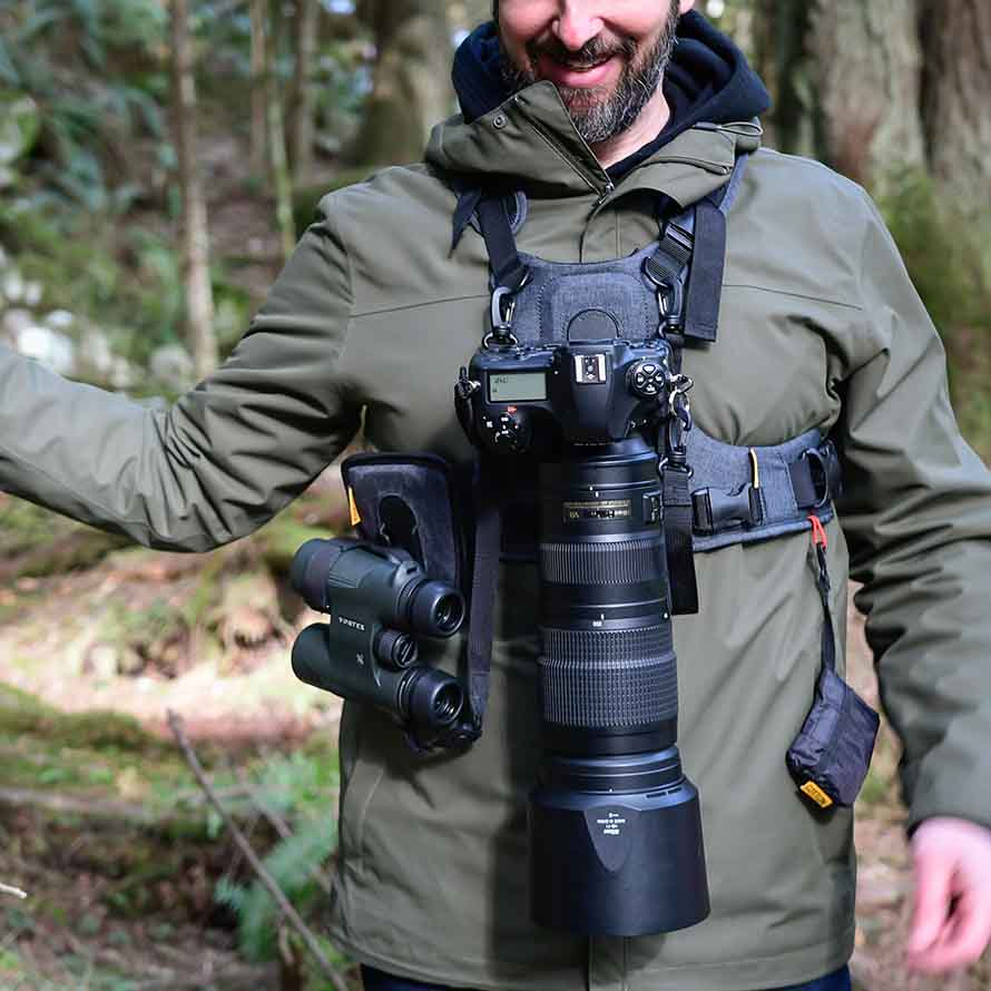 CCS G3 GREY Binoculars & Camera Harness