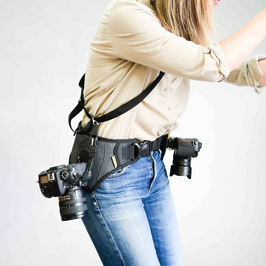 SlingBelt Carrying System for 2 cameras