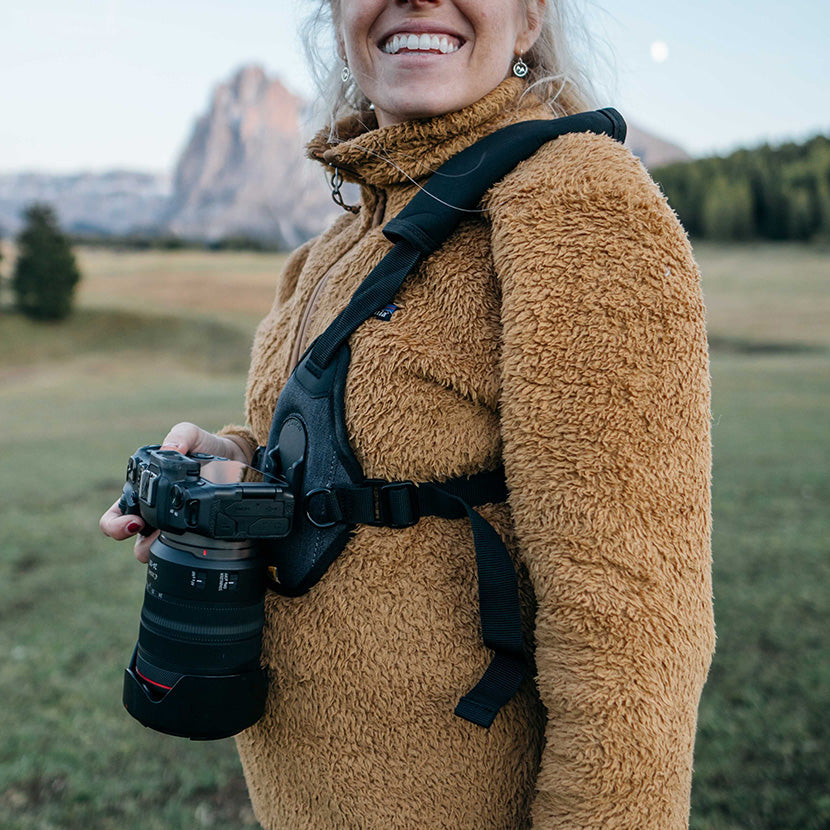 Grijze Skout G2 - Voor Camera - Harnas in Slingerstijl